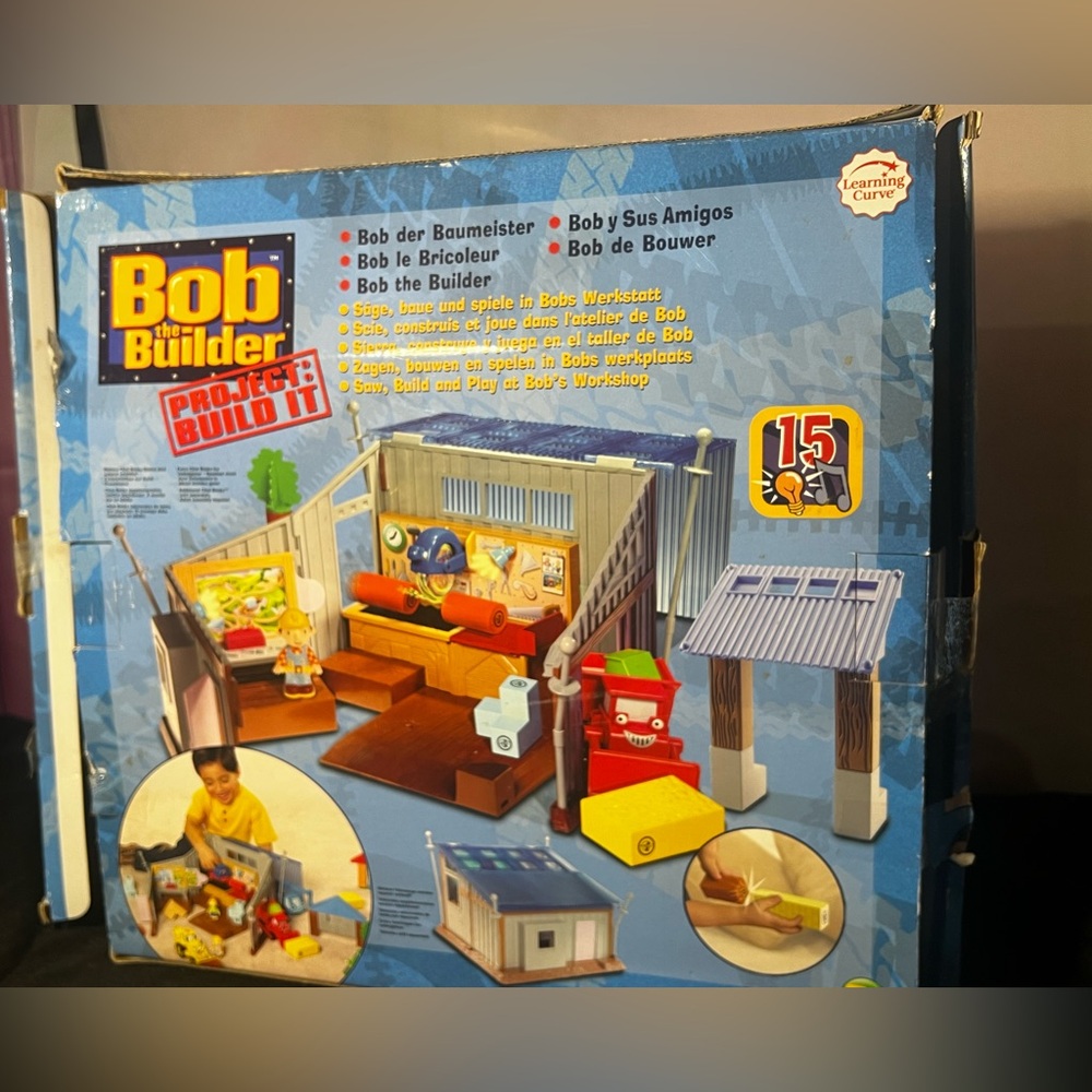 Bob the Builder Project Build It Electronic Building Workshop Playset INCOMPLETE